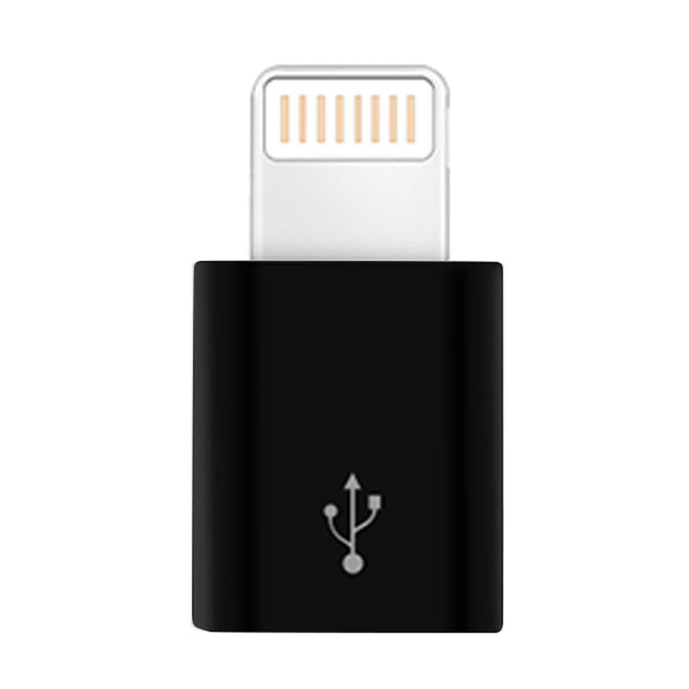 USB Adapter for iPhone 8 Lightning to Micro USB for iPhone 6s 11 Pro XS 7 Adapter Fast Charging Data Sync for iPad USB Cable black