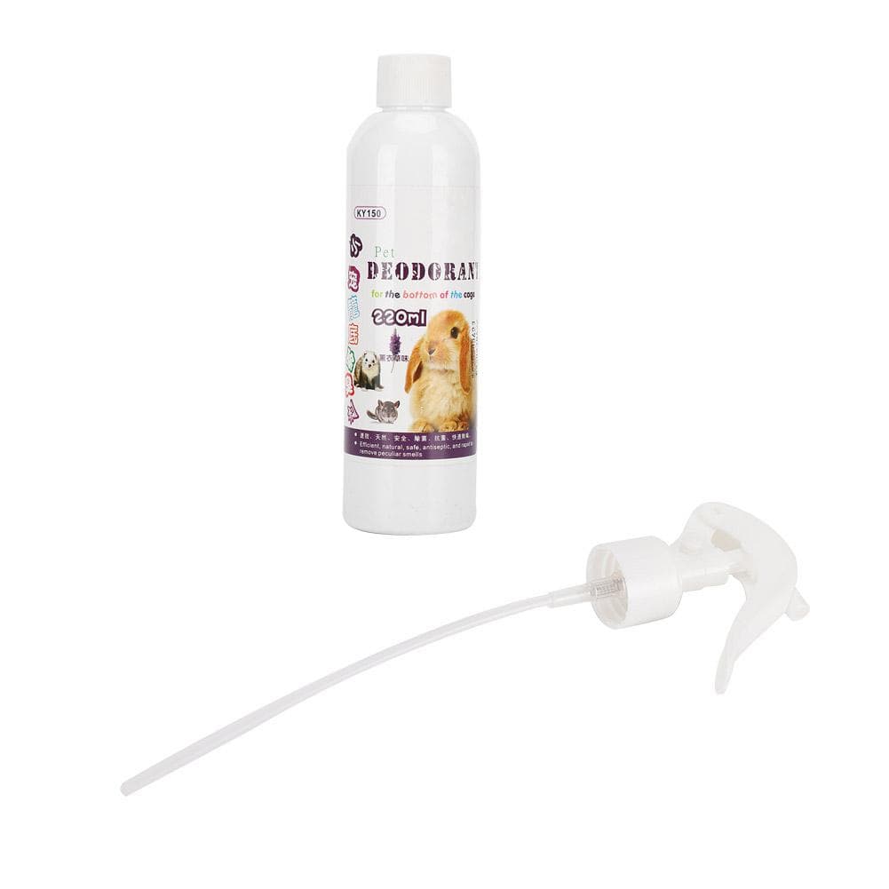 Pet Cleaning Spay Deodorant for Bottom of Cage Hamster Rabbit Natural Odor EliminateLavender
