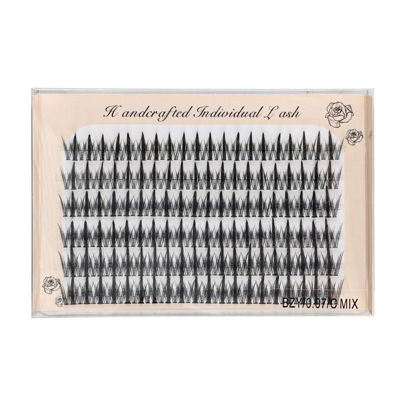 Professional Eye Makeup Individual Lashes Cluster Spikes Lash Wispy Natural Fluffy False Eyelashes 12mm