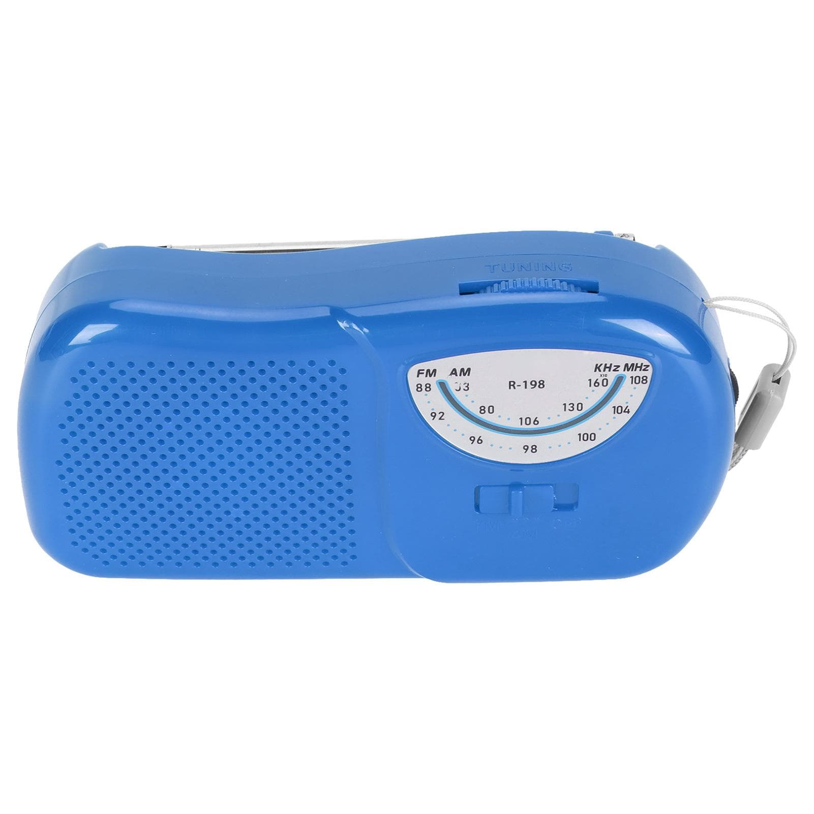 AM FM Radio Professional High Sensitivity Built in Speaker Clear Sound Vintage Mini Pocket Radio blue