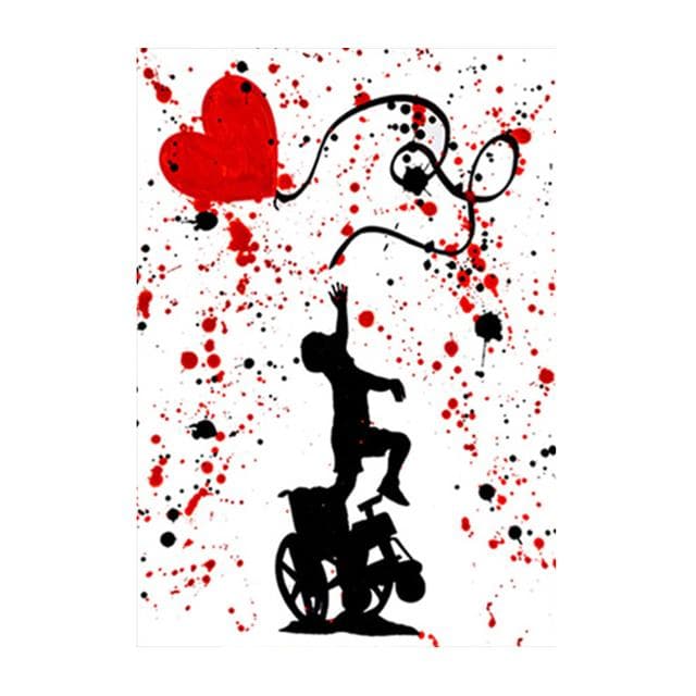 Graffiti Street Art Banksy Balloon Girl Canvas Painting Poster Cuadros and Prints Wall Art Picture for Living Room Home Decor 21*30cm