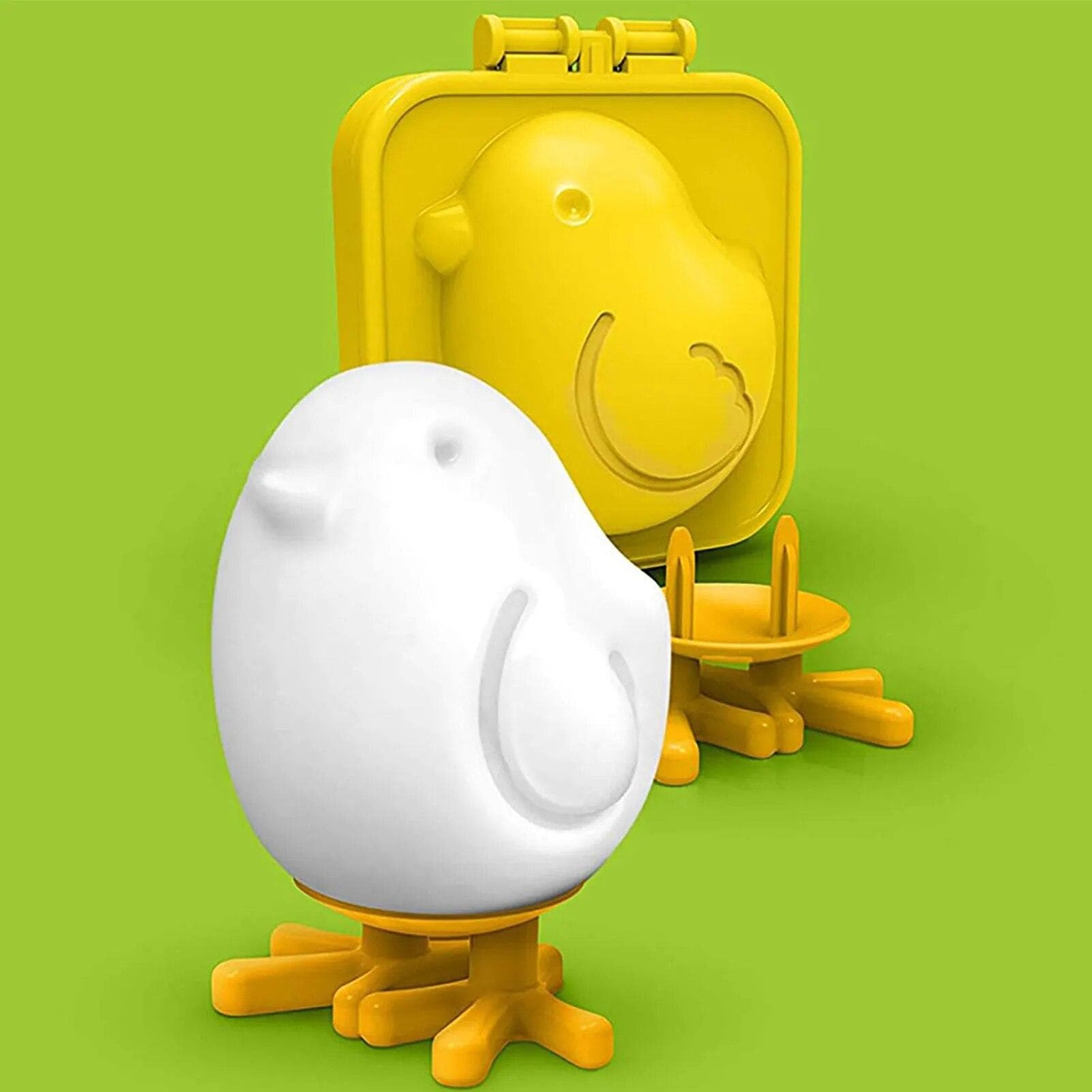 Creative Egg Mold Egg Tool Fun DIY Boiled Egg Model Child Personality Breakfast Rice Ball Lunch Mold Kitchen Tool yellow