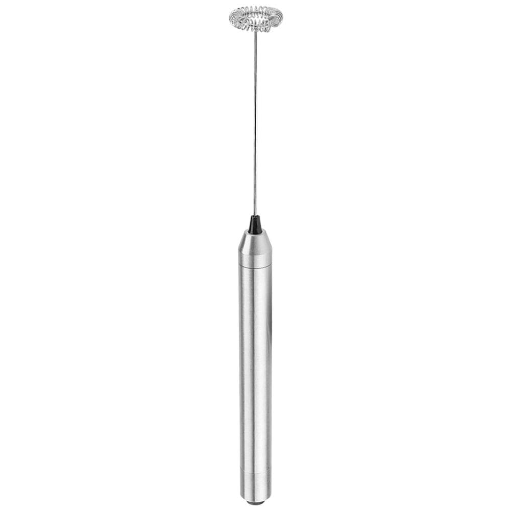 Stainless Steel Battery Operated Handheld Electric Milk Frother Foam Maker Coffee Decor Tool