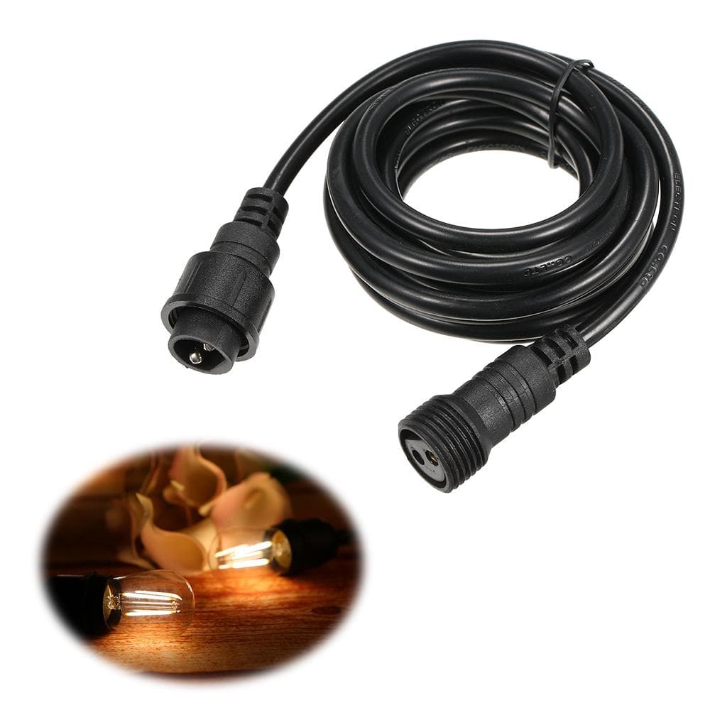 Tomshine Extension Cable Cord Wire 3Meters/ 9.8Feet IP65 Water Resistance AC85-265V Maximum Power UK Plug