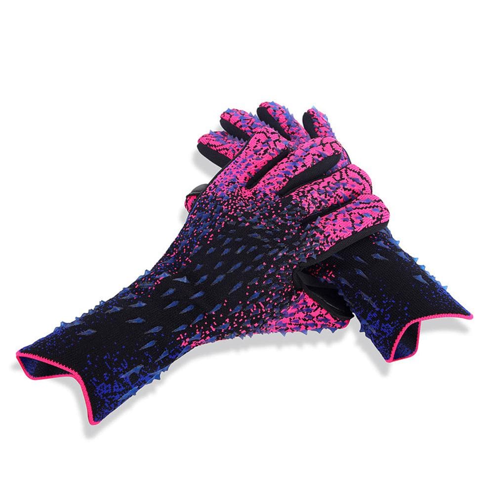 Soccer Goalkeeper Gloves, Strong Grip Football Goalkeeper Gloves with Size 6/7/8/9/10, for Kids 9 red/blue