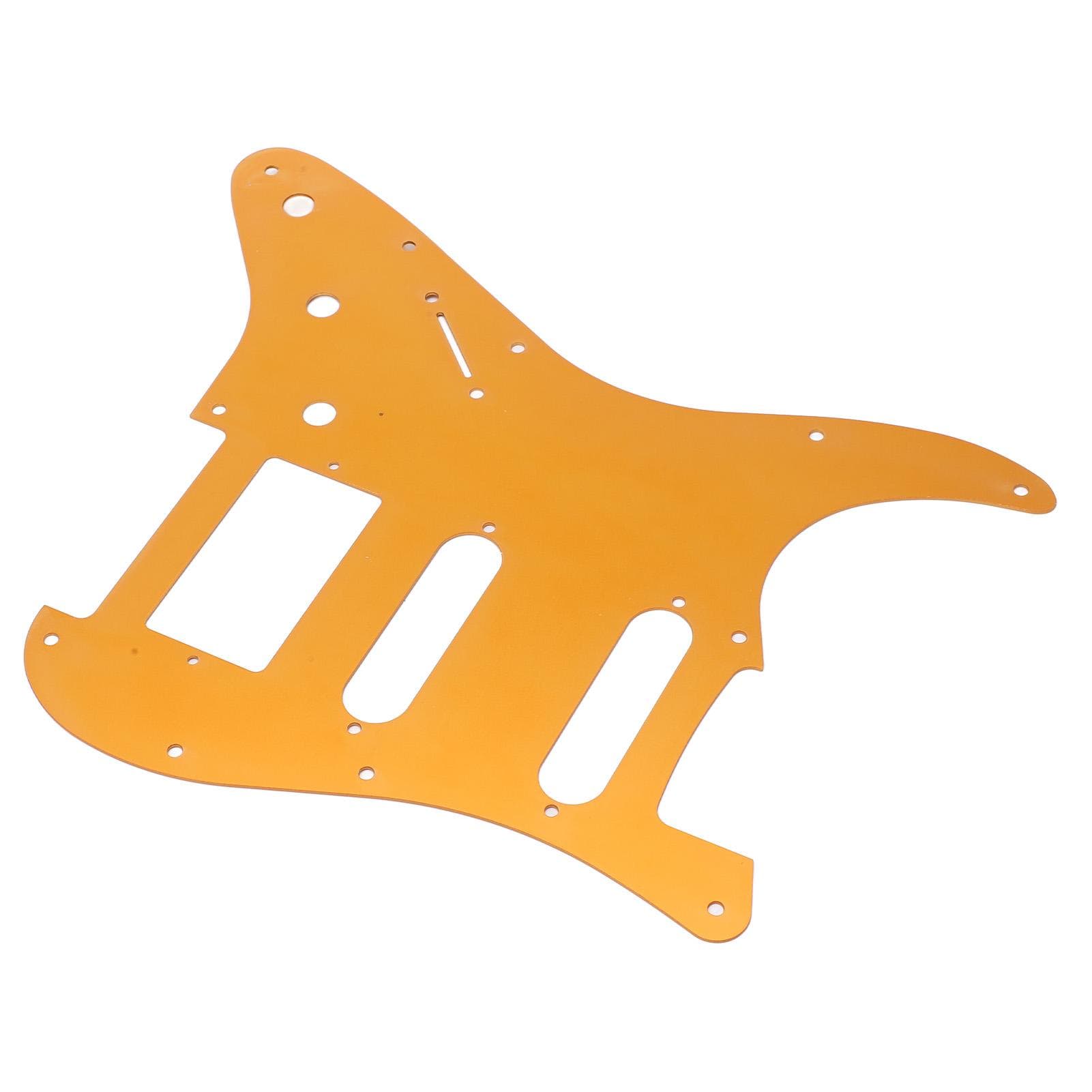 SSH Guitar Pick Guard Aluminum Alloy Orange Electric Guitar Pickguard Scratch Plate for Protection