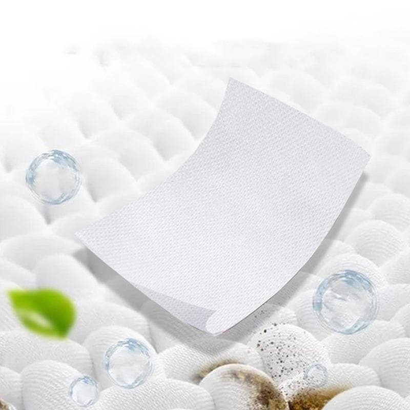 30Pcs Laundry Detergent Nano Super Concentrated Washing Soap Gentle Washing Powder Sheet Cleaning Product For Washing Machine Supplies 30Pcs