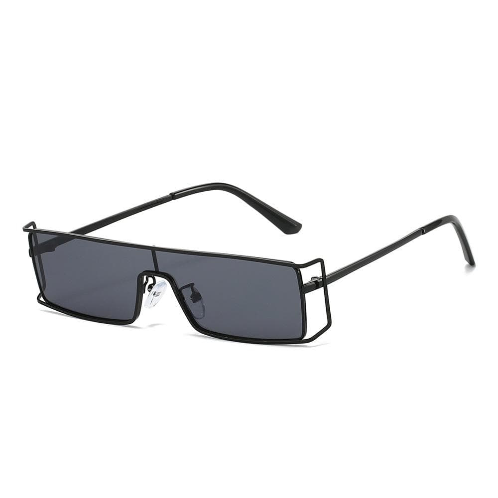Ins New Luxury Hollow Metal Women Sunglasses Fashion Trend UV400 Protection Future Tech Glasses for Men and Women as picture
