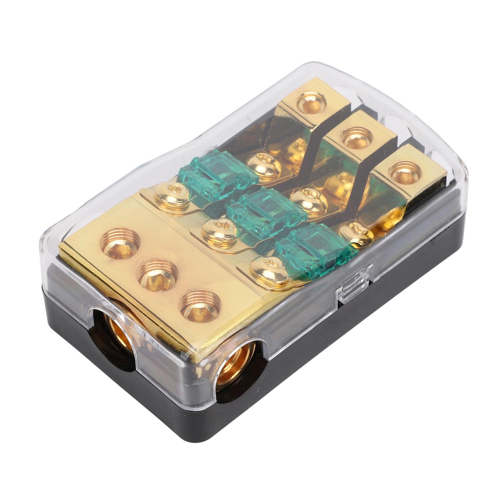 Mini ANL Fuse Holder 0 2 4 Gauge in 4 6 8 Gauge Out 60 Amp Fuse Distribution Block for Car Truck