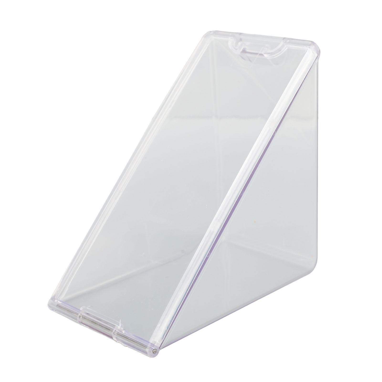 Sandwich Container Plastic Easy to Clean Leak Proof Transparent Triangle Sandwich Storage Box for L(for 6.5-9kg)