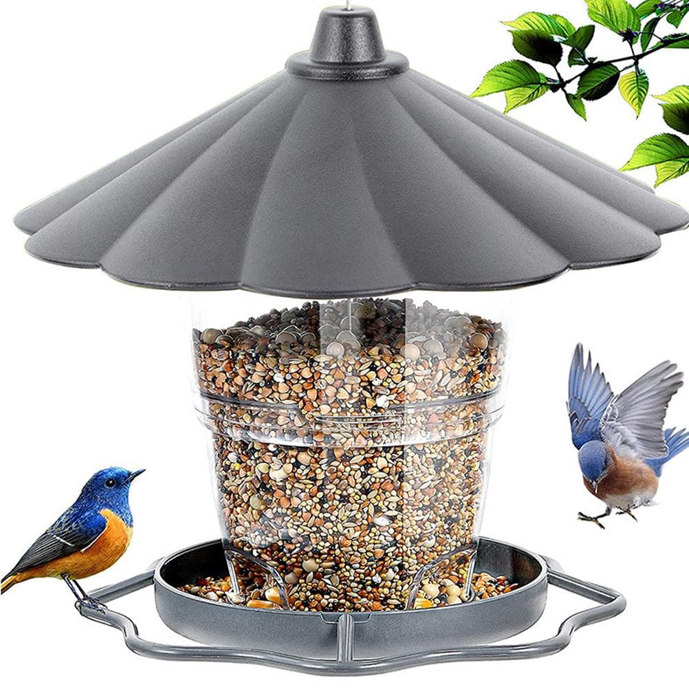 Wild Bird Feeder Foldable Panorama Gazebo Bird Feeder Portable Outdoor Hanging Bird Feeder