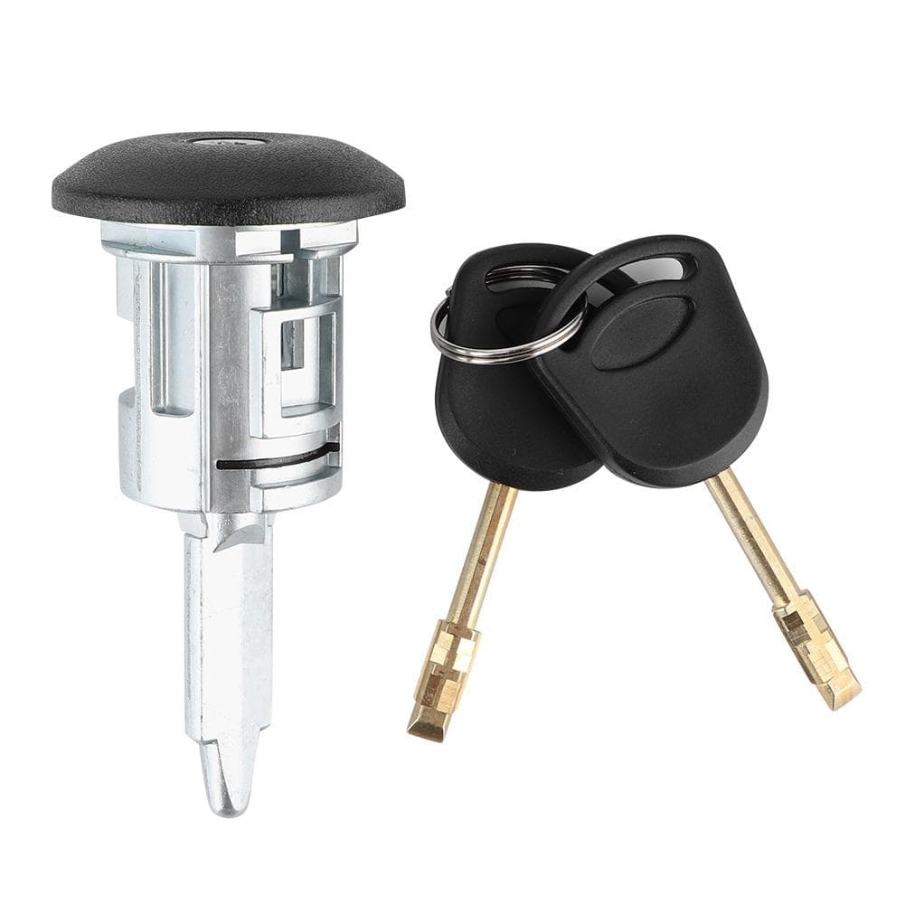 Car Front Right Door Lock Barrel with 2 Keys Fit for Ford Transit MK6 2000‑2016