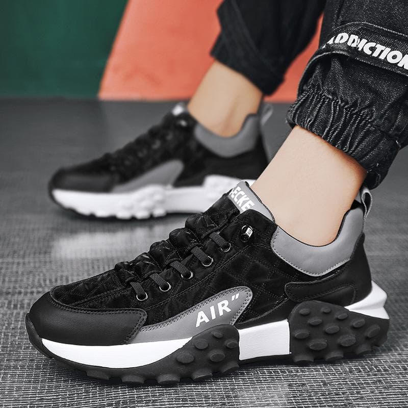 Men's Shoes Winter New Sports Casual Daddy Shoes Men's All-match Heightened Non-slip Thick-soled Explosive Style Trendy Shoes 44