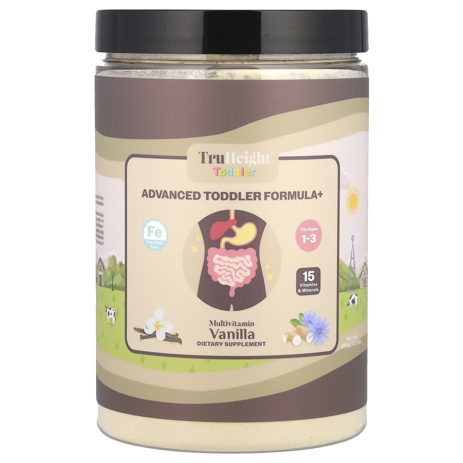 TruHeight, Toddler Complete Nutrition, Ages 1+, Unflavored, 5.5 oz (155.4 g)