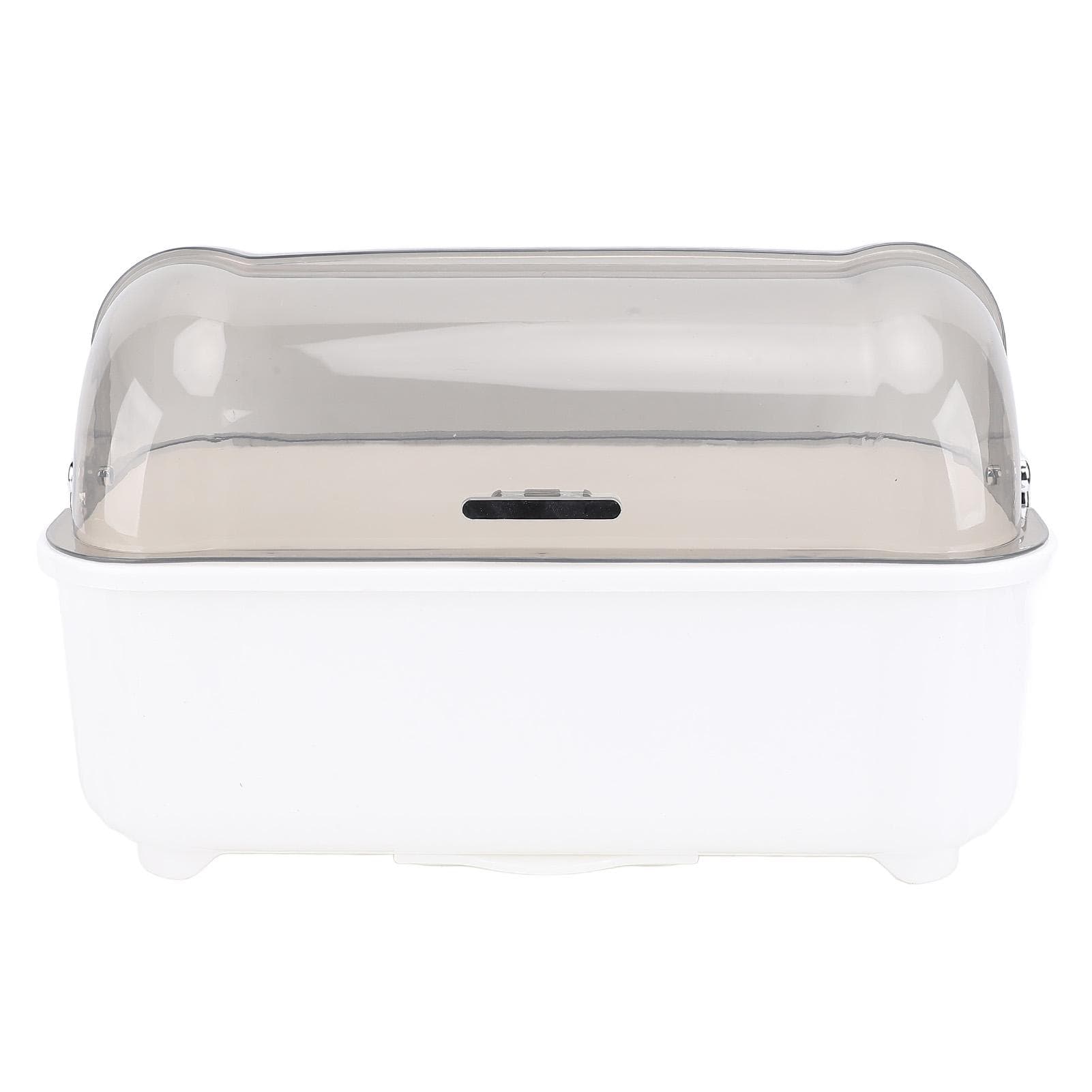 Dish Drying Rack with Cover Kitchen Counter Multifunction Space Saving Bottle Dryer Holder