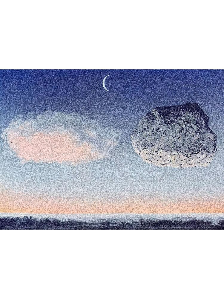 Famous Surrealism Arts Posters Canvas Painting Abstract Rene Magritte Wall Picture Print For Gallery Bedroom Home Decoration 60x80cm No Frame
