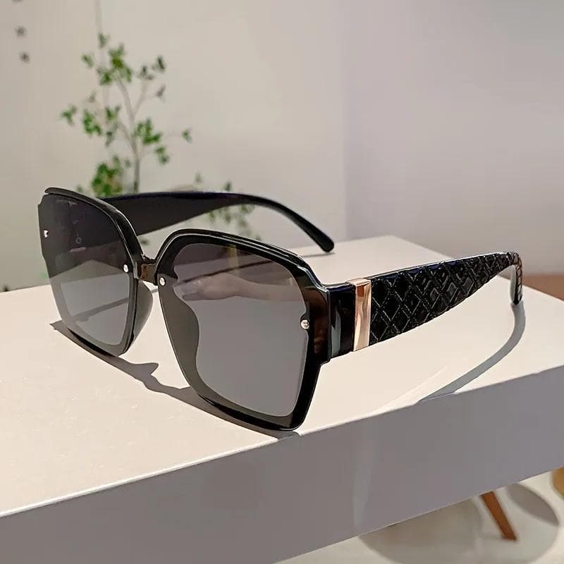 Vintage Luxury Designer Square Big Frame Sunglasses UV400 Protection for Women Men Punk Outdoor Colorful Shades