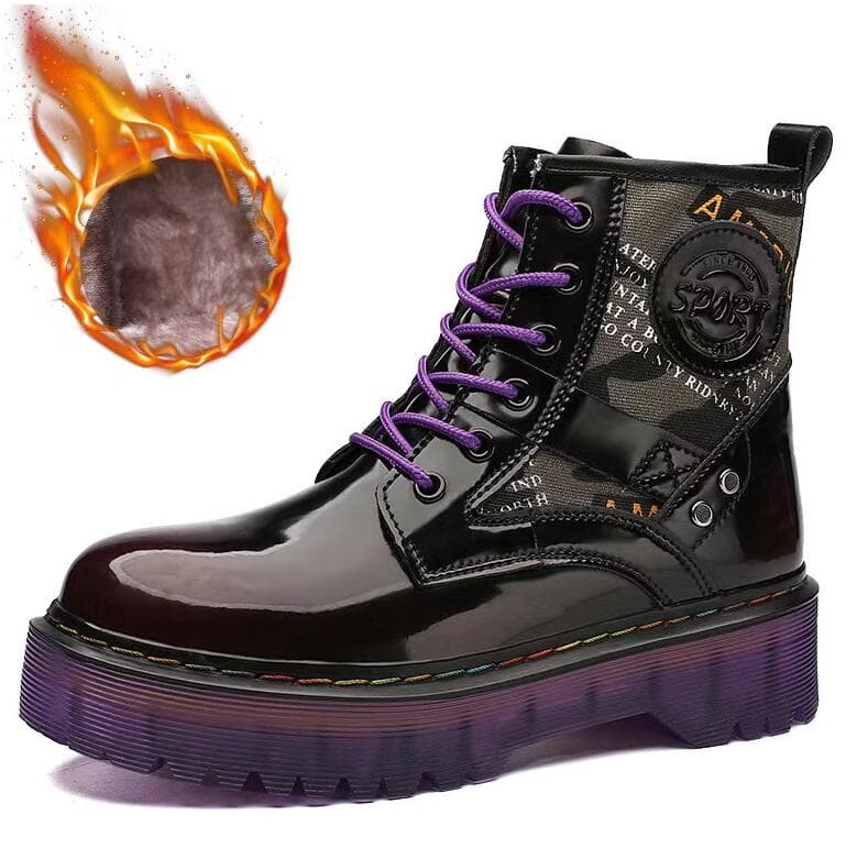 Women's new winter high top thick Modern boots outdoor trend fashion flat non-slip hundred pair female boots 42
