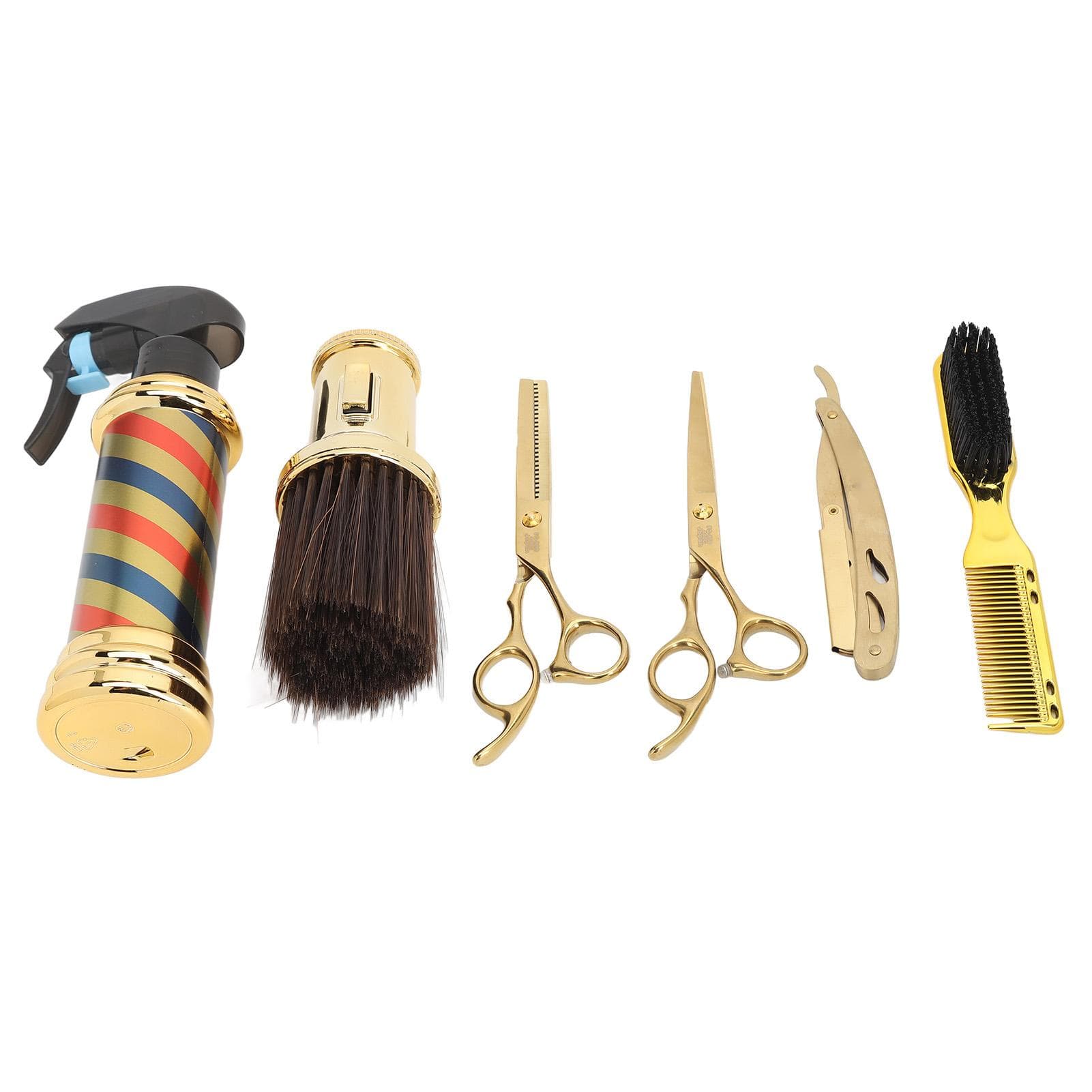 6pcs Hair Cutting Scissors Set Professional Haircut Scissors Kit with Cutting Thinning Scissors