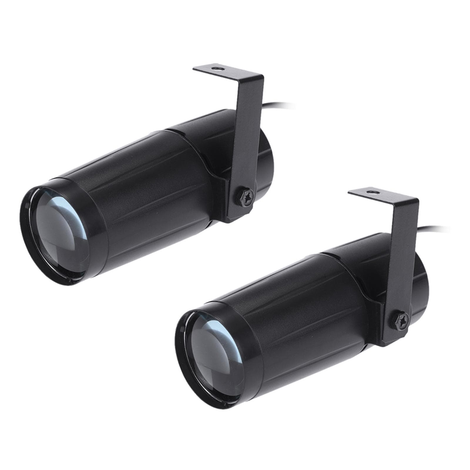 Total 10W LED White Beam Pinspot Light Spotlight Super Bright Lamp Mirror Balls DJ Disco Effect EU-2 black