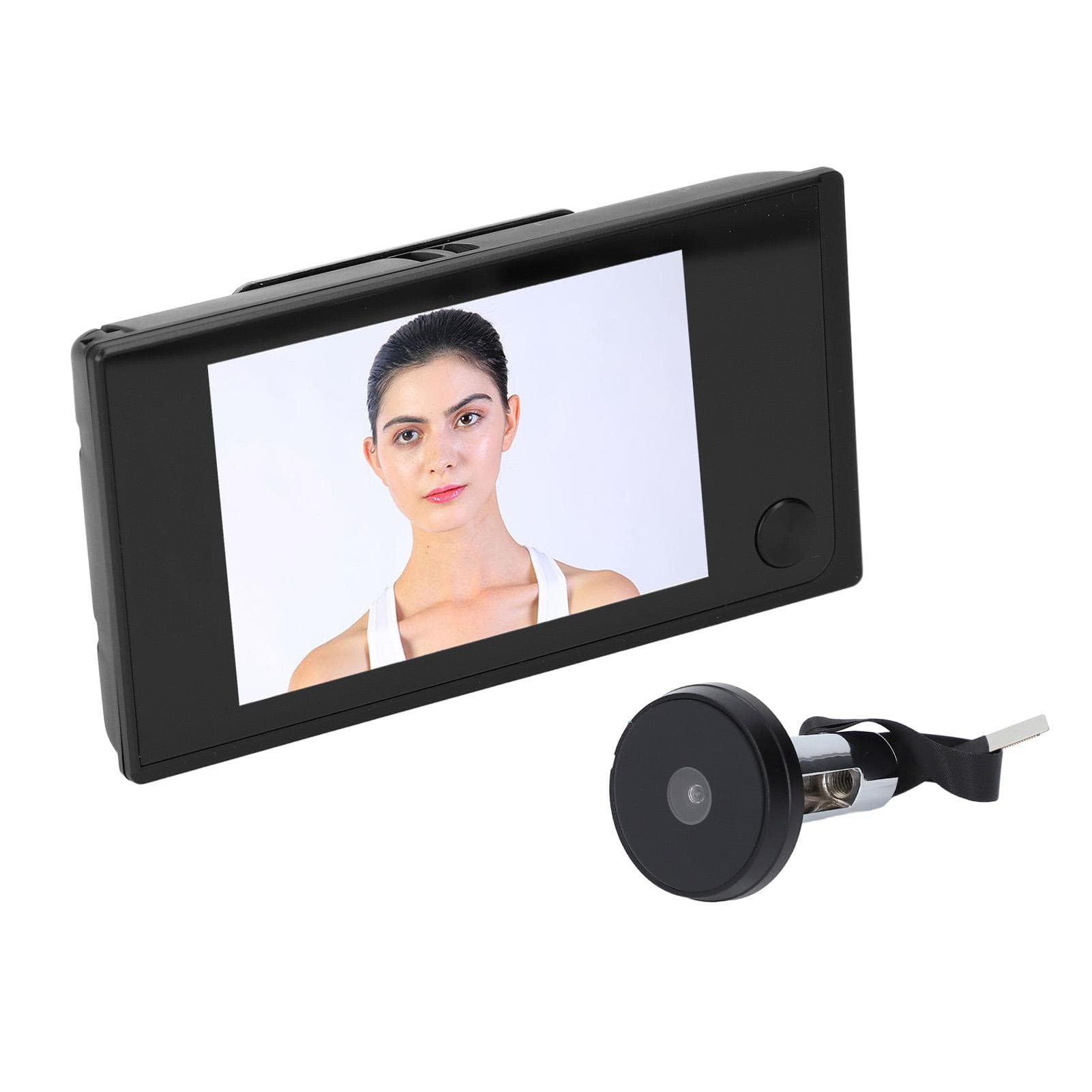 Digital Door Viewer 3.5in LCD Color Screen 1MP 120 degrees Wide Angle Infrared Peephole Viewer for Home