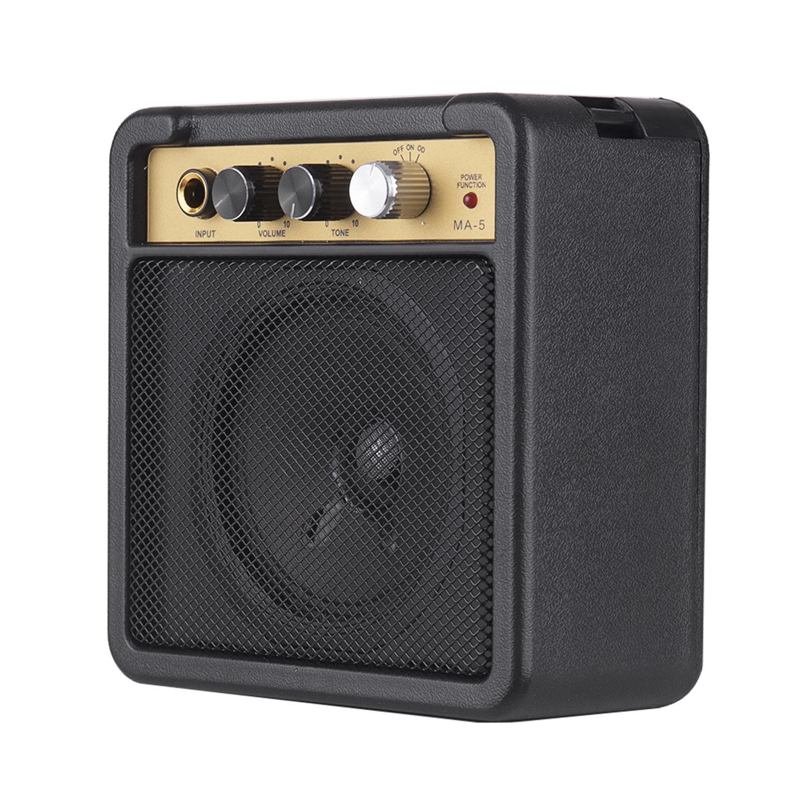 Mini Guitar Amplifier Amp Speaker 5W with 6.35mm Input 1/4 Inch Headphone