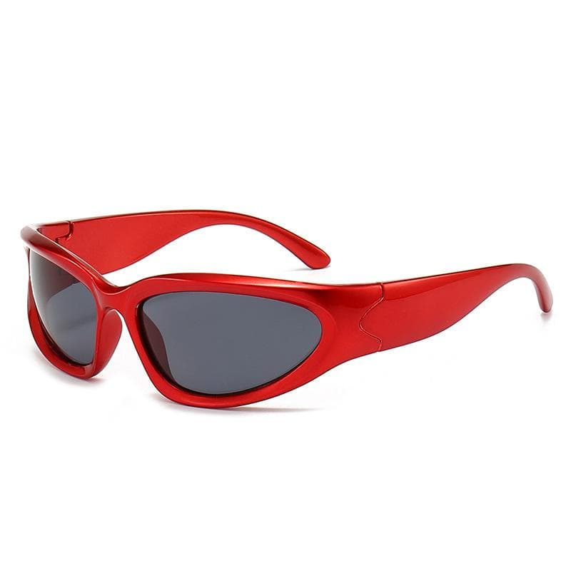 New Fashion Sunglasses Future Style UV400 Square Goggles for Women Men Designer Brand Colorful Mirror Lens