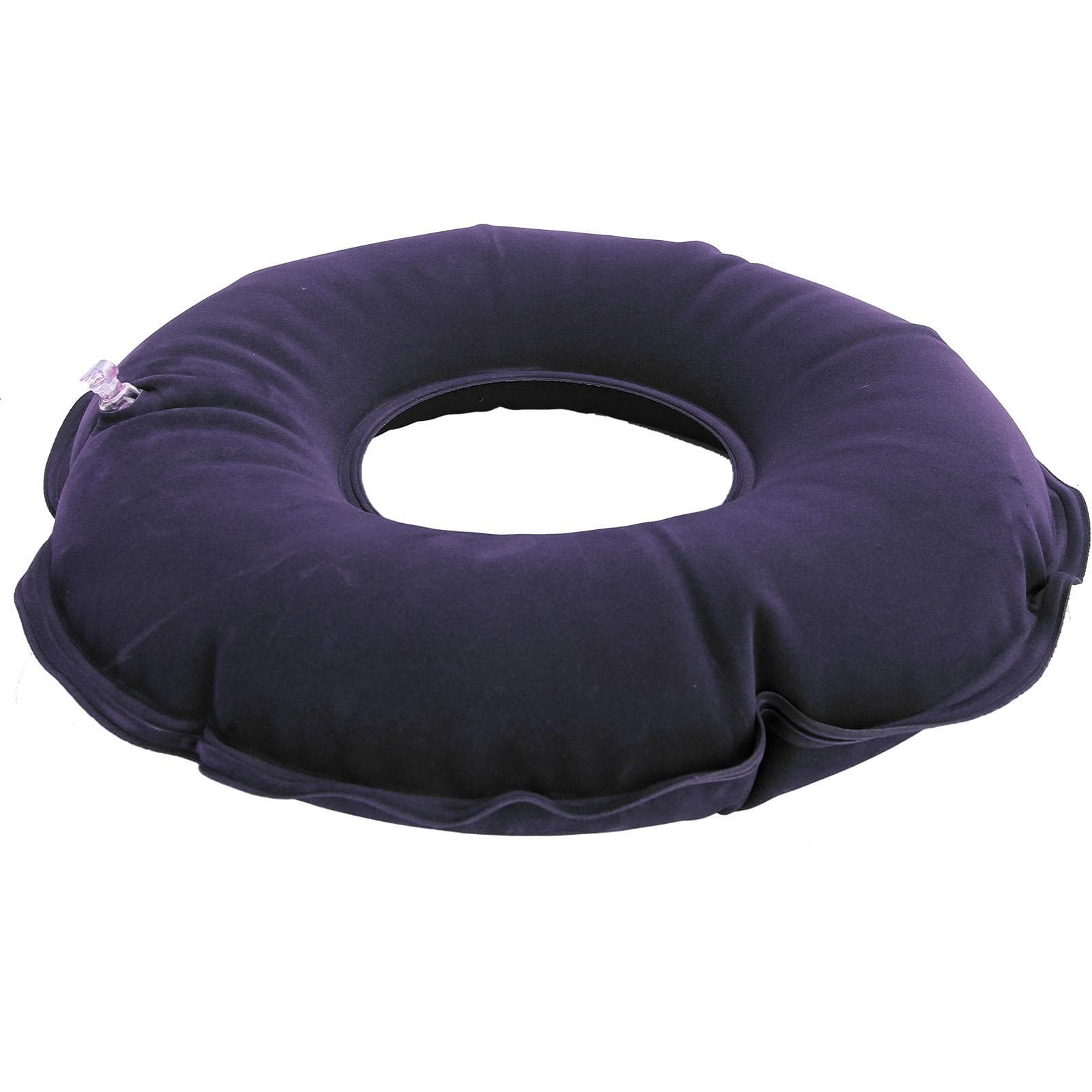 Inflatable AntiBedsore Cushion Round Shape Cushion for Elder Bedridden Patient with Pump(Rose Red )
