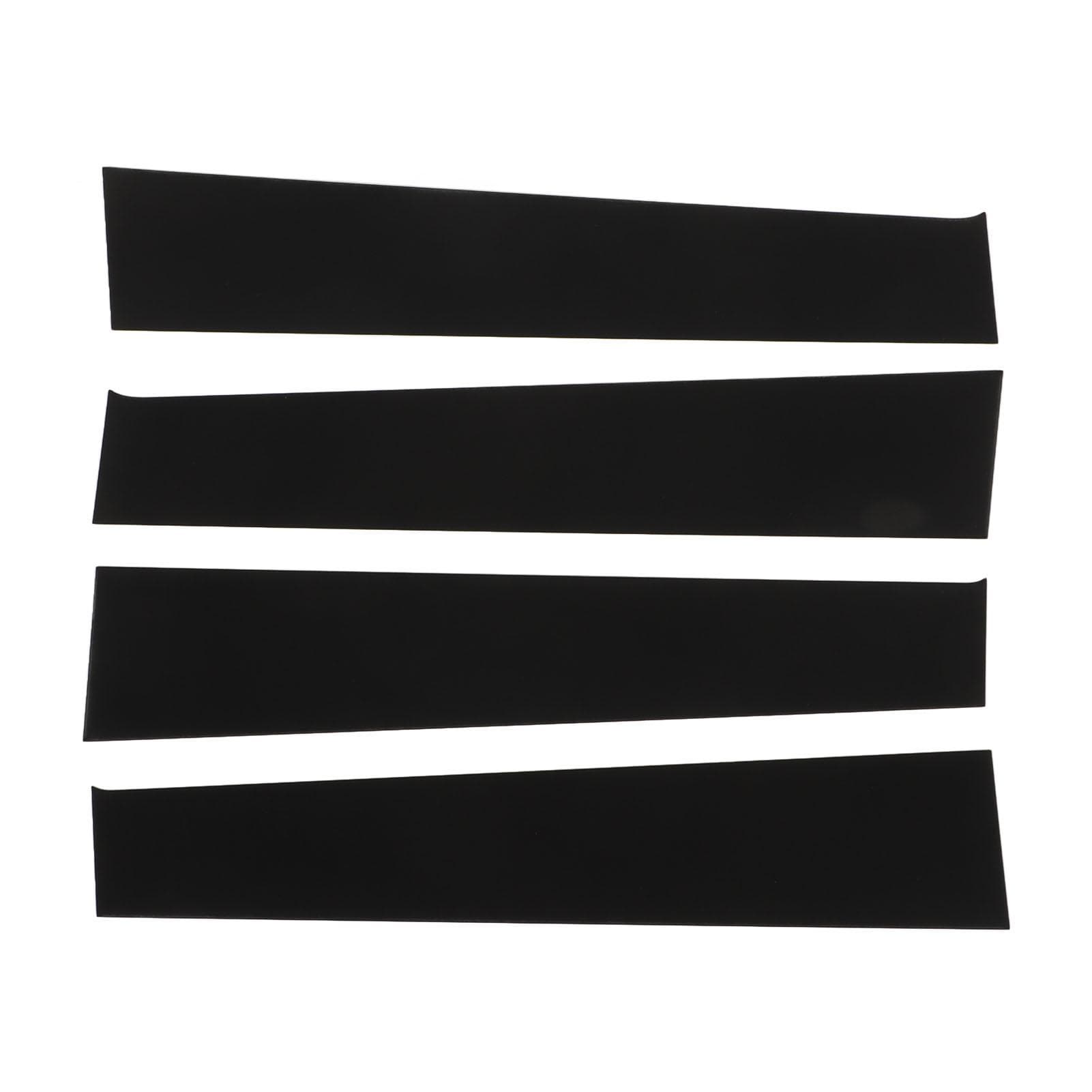 4pcs Black Pillar Posts Door Trim B Pillar Posts Door Window Trim Car Window Decoration Replacement