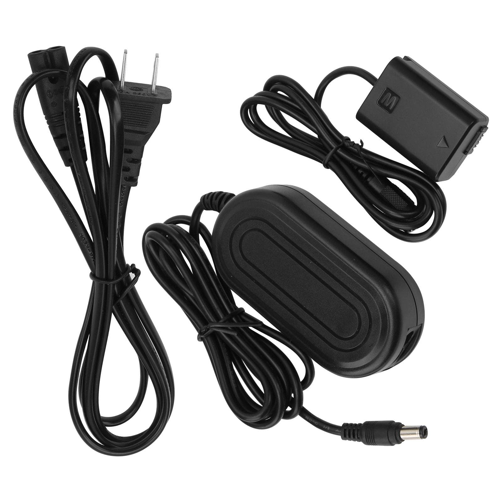 AC Adapter Power Supply and NPFW50 Dummy Battery DC Coupler Kit for Sony A7 Camera US Plug