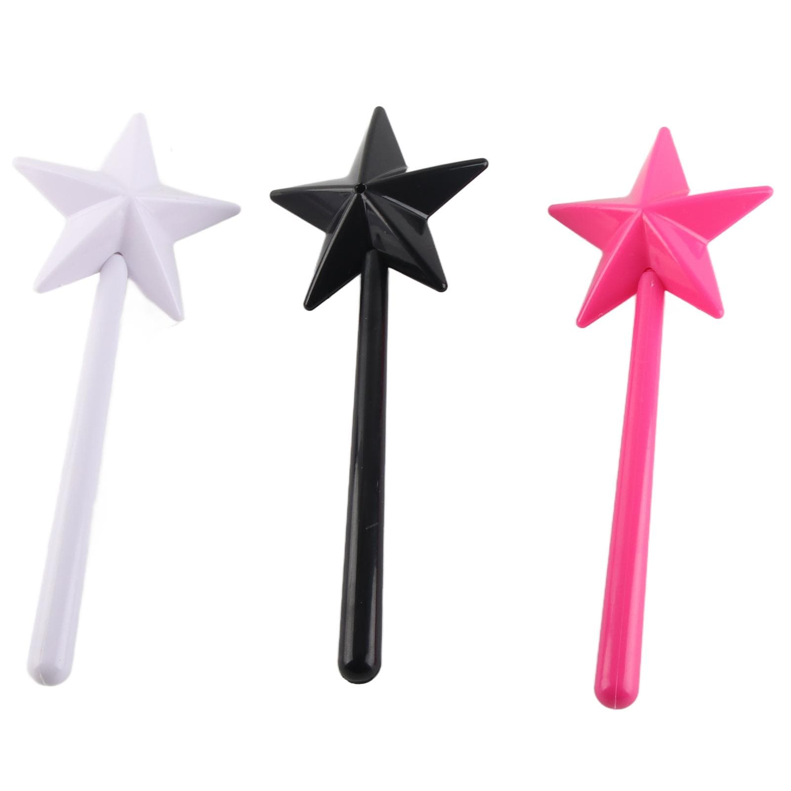 3Pcs Magical Salt Pepper Shakers Star Shaped Magic Wand Salt Pepper Shakers Magic Stick Refillable