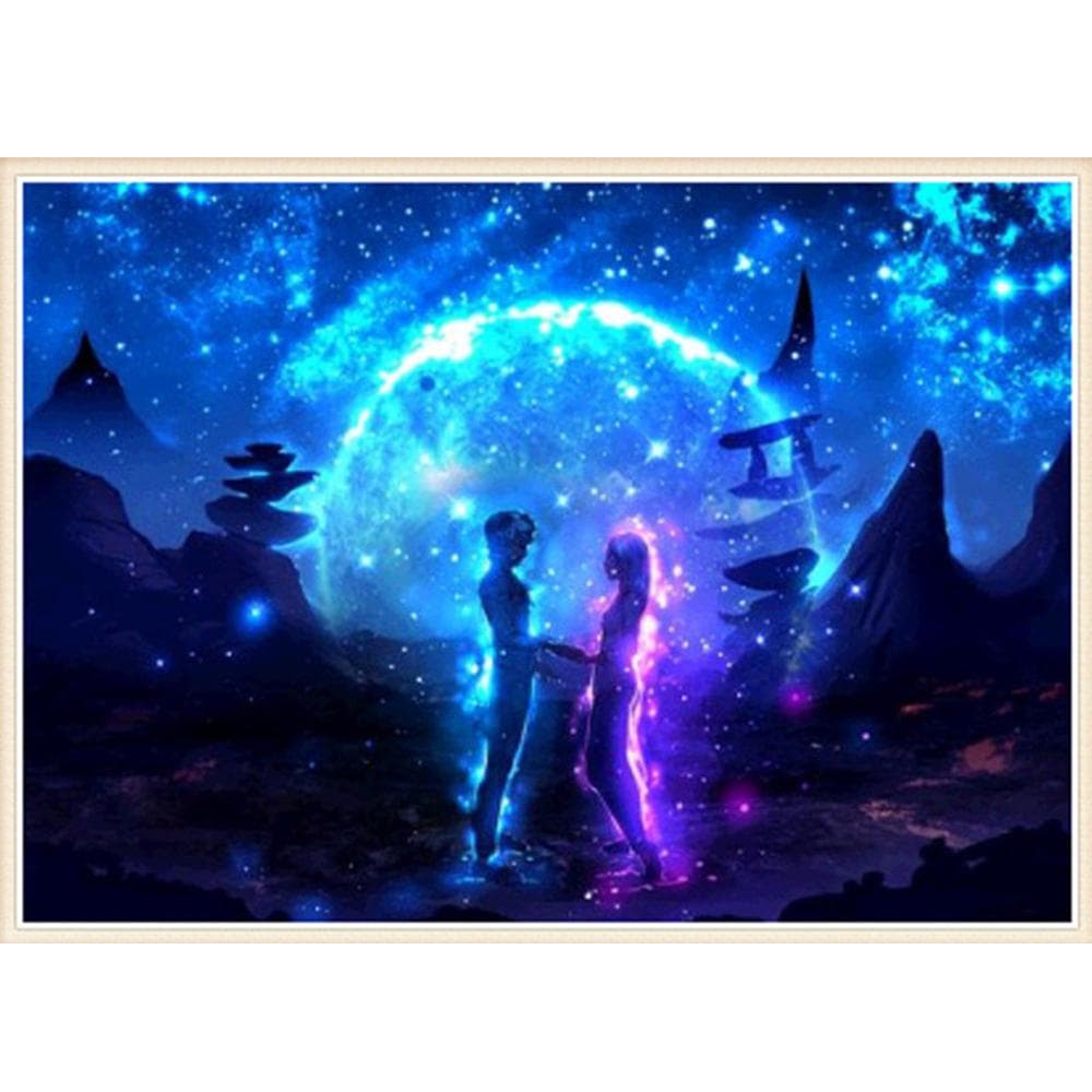 5D DIY Diamond Painting Starry Sky Embroidery Cross Stitch 3D Home Decor Gift 20X30CM