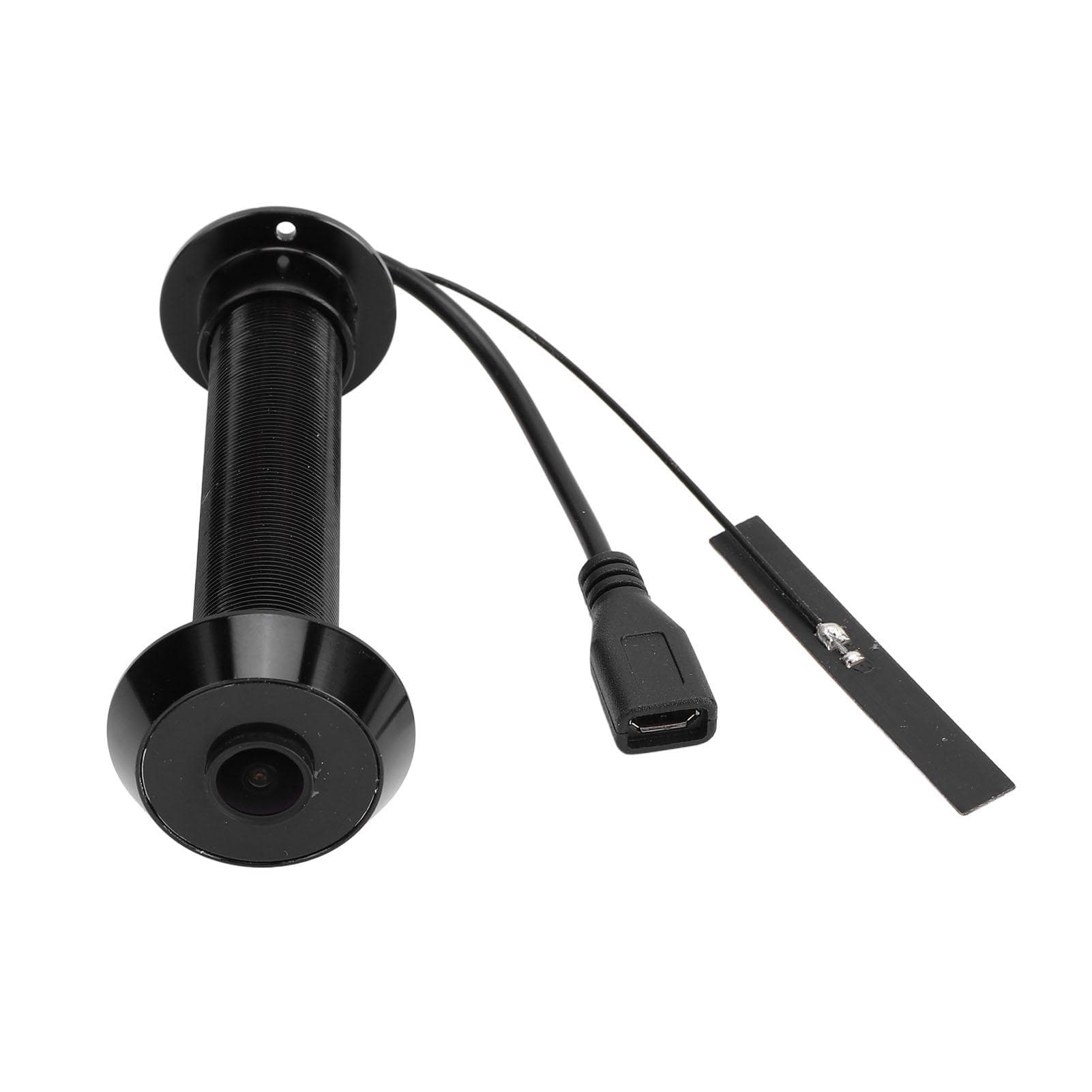 WiFi Door Peephole Camera 2.4G 5G 1080P HD Wide Angle Lens 2 Way Talk Motion Detection Electronic black