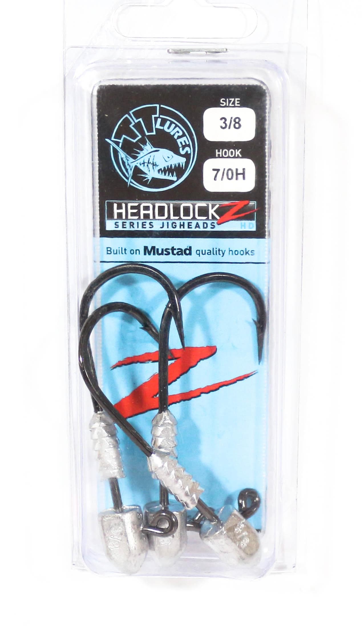 Tackle Tactics TT Headlockz HD Jig Head 3/8 oz 7/0 3/pack (3276)