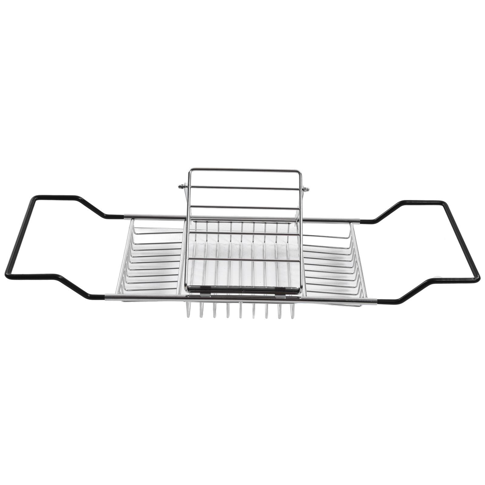 Metal Bathtub Rack Retractable Adjustable Removable Stand Bathroom Caddy Tray Rack for Hotels