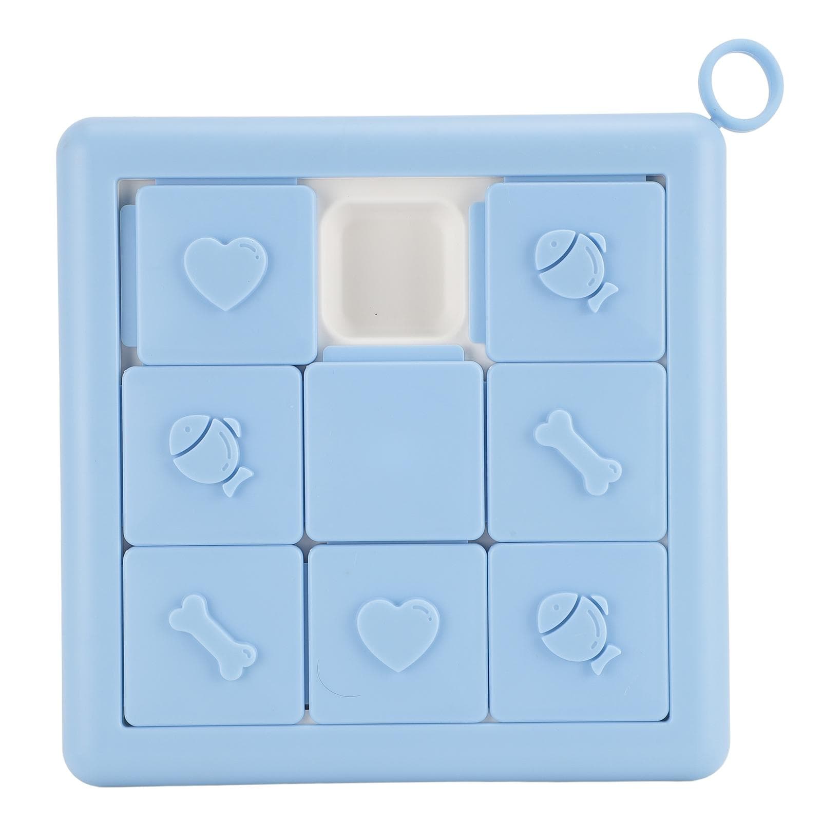Dog Slow Feeder Bowl Puzzle Toy Educational Interactive Stress Relief Dog Training Food Puzzle blue