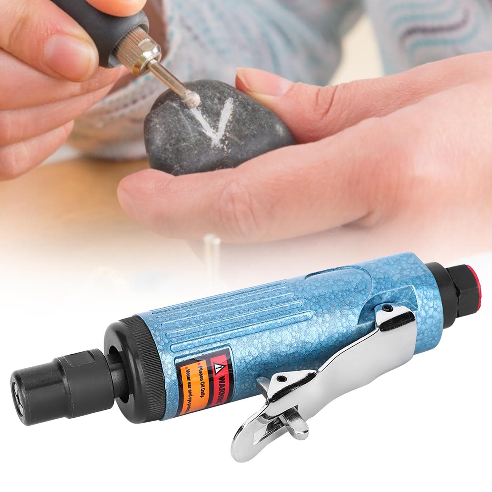 AT7032B Blue Aluminum Alloy Pneumatic Air Die Grinder Grinding Tools for Mold Hardware