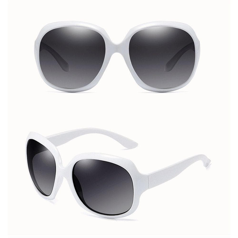 Fashion UV400 Square Vintage Sunglasses for Women & Men Elliptical Frame Driver's Shades