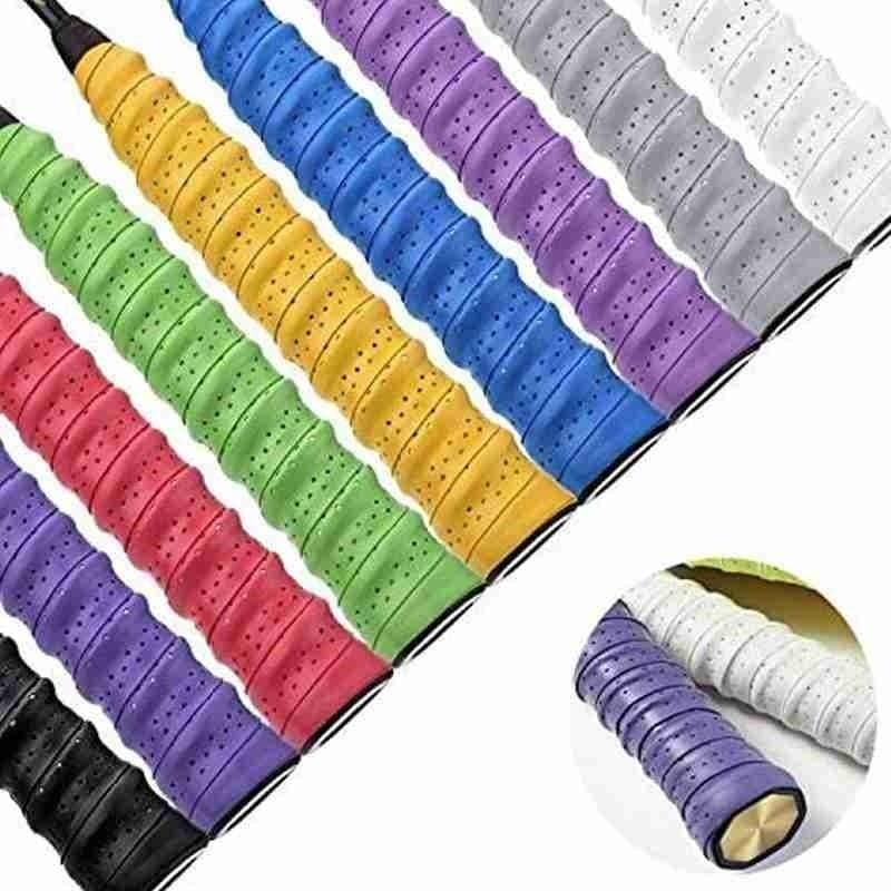 Anti-slip Racket Grip Badminton Overgrips Sweatband Outdoor Sports Accessories Tennis Tape Hand Grips black