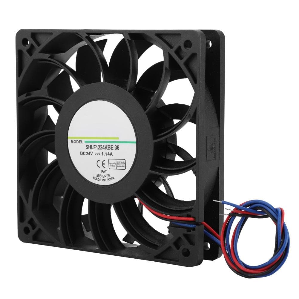 SHLF1224KBE-36 DC24V 1.14A 12CM Inverter Transmission Server Fast Heat Dissipation Cooling Fan