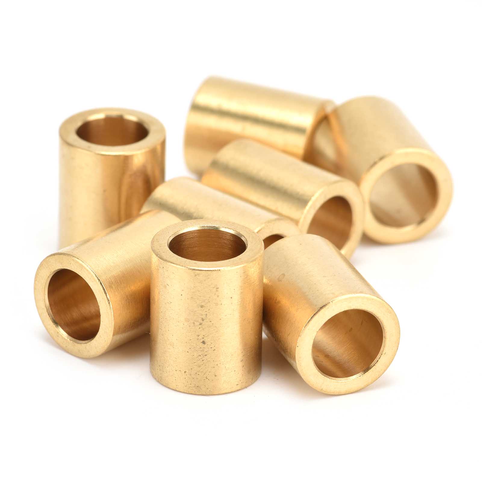 8pcs Self Lubricating Brass Sleeve 8mm Bore X 12mm OD X 15mm Length Special Bearing Sleeve for