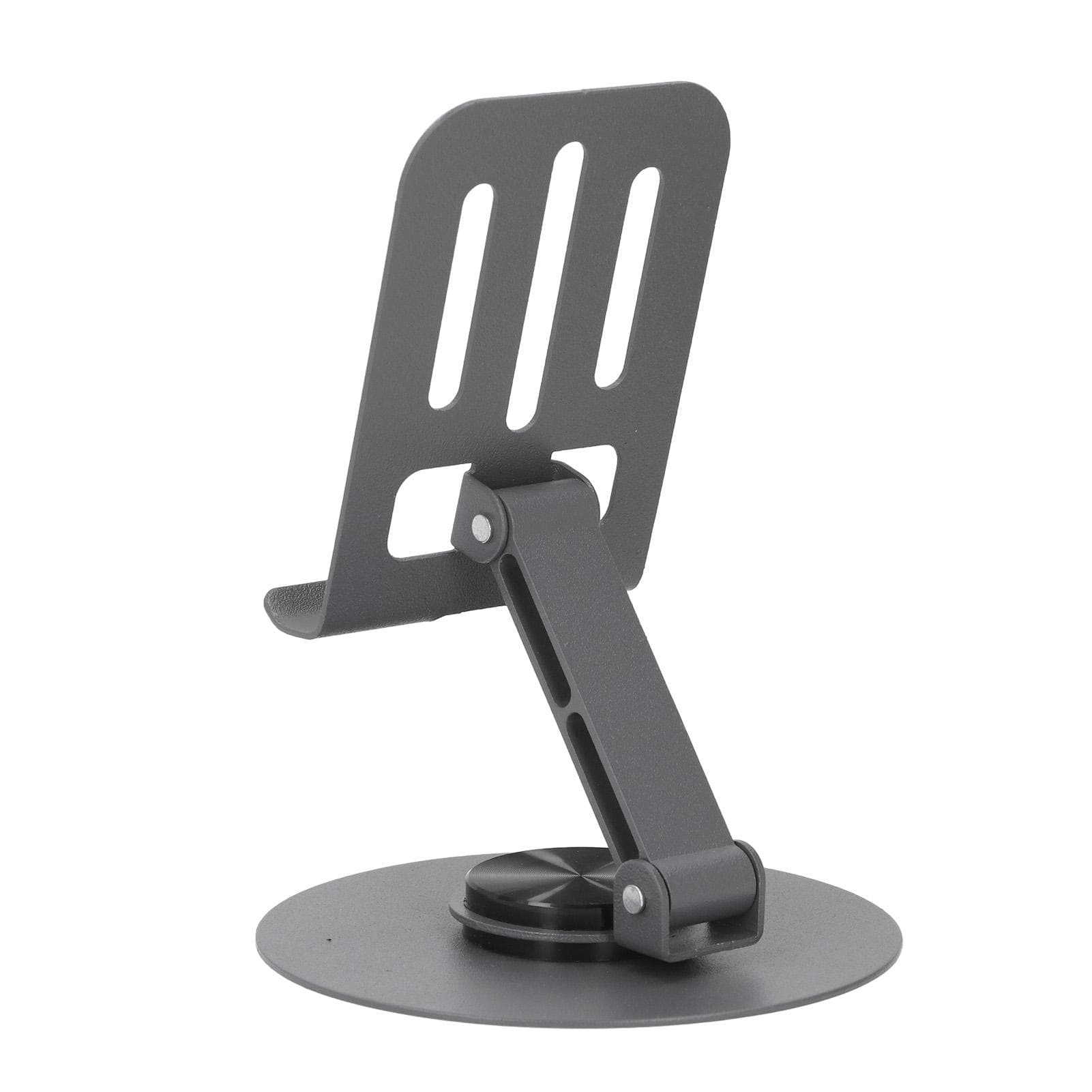360 Degree Rotating Phone Stand Carbon Steel Adjustable Rotating Foldable Desktop Cell Phone Holder