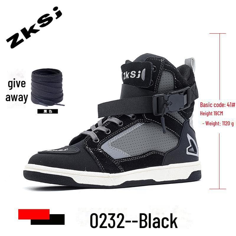 All-Season Breathable Motorcycle Riding Boots - Anti-Fall, Road Racing & Parkour Shoes 39