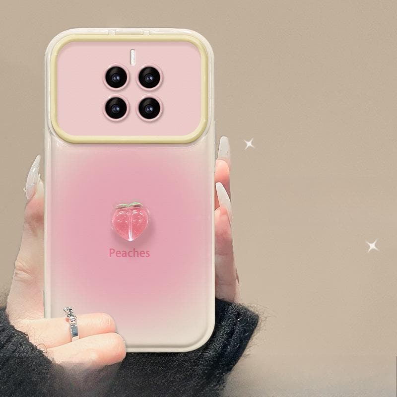 Applicable To Huawei Mate60pro Mobile Phone Case Vivo Smudge Peach Doll Lanyard Oppo Flip Mirror Xiaomi Redmi Note 9 Pro