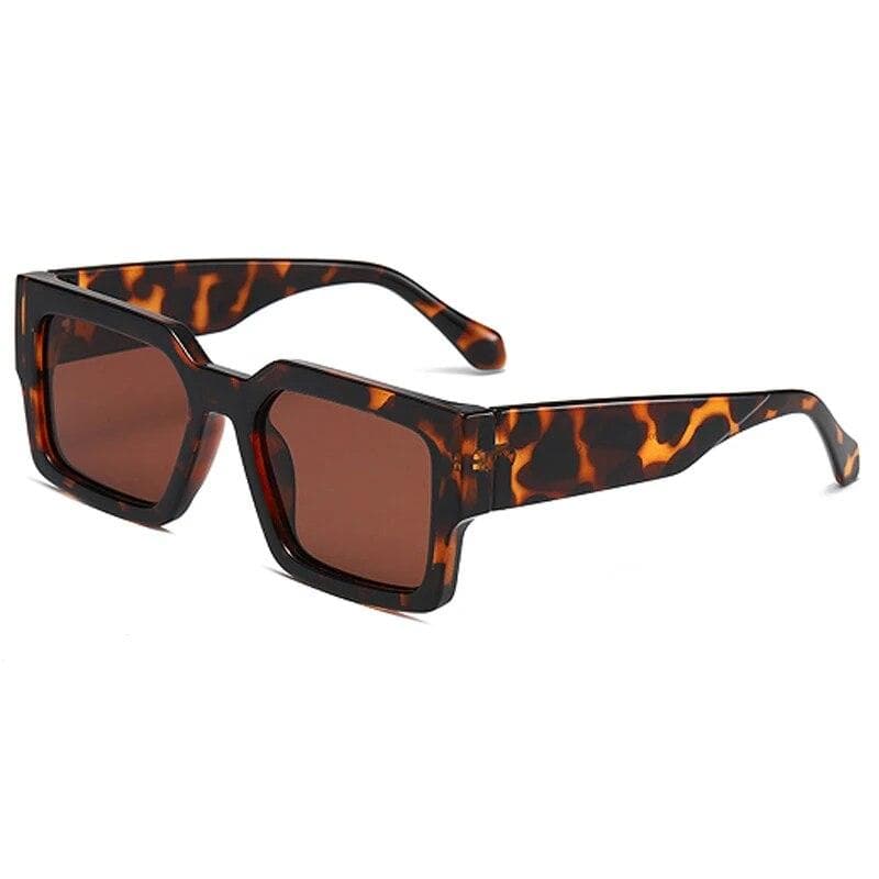 Retro Chunky Wide Leg Y2K Punk Sunglasses For Men Women Fashion Ins Trendy Oversized