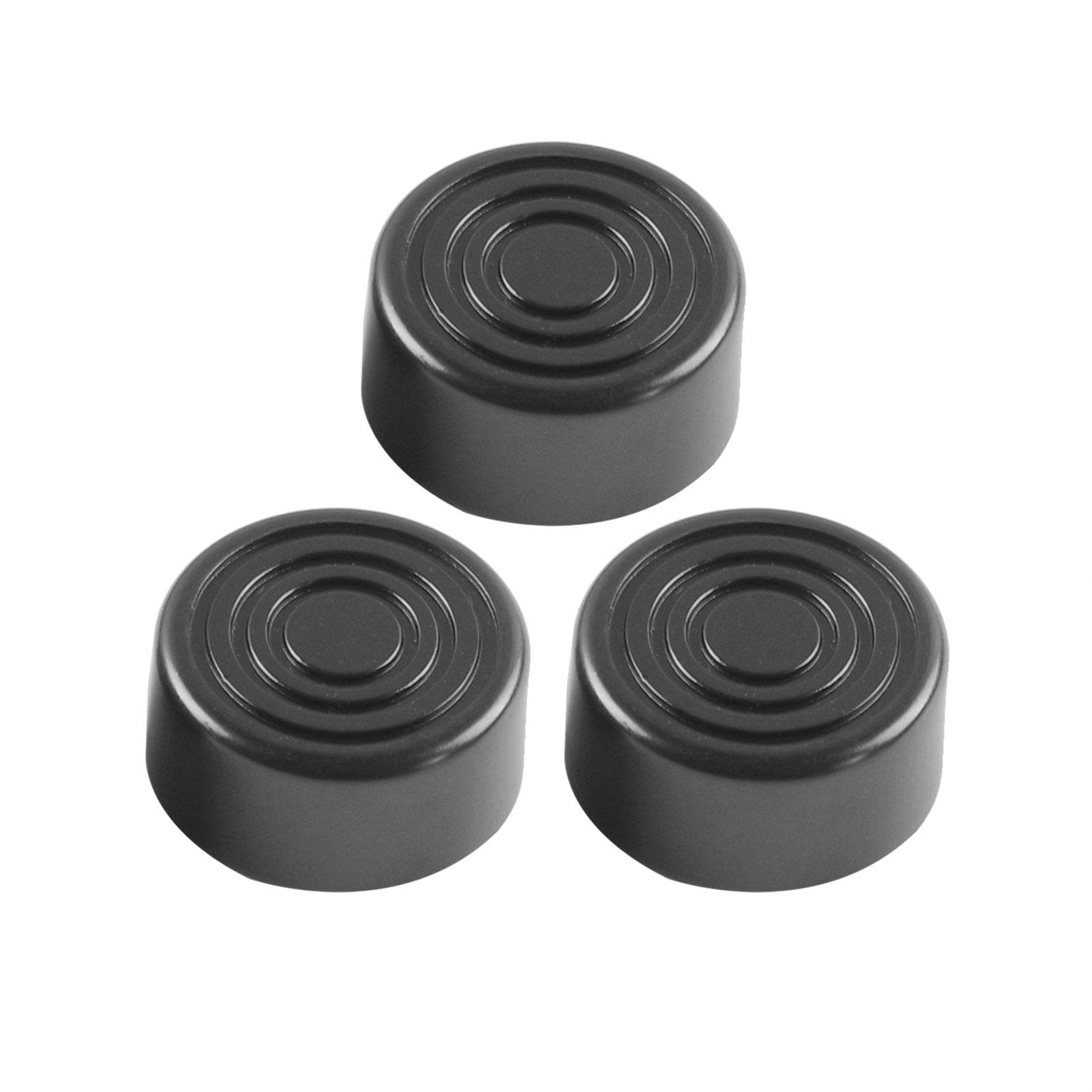 3pcs Footswitch Topper Protector ABS Bumpers for Guitar Effect Pedal Black Neutral Brand black