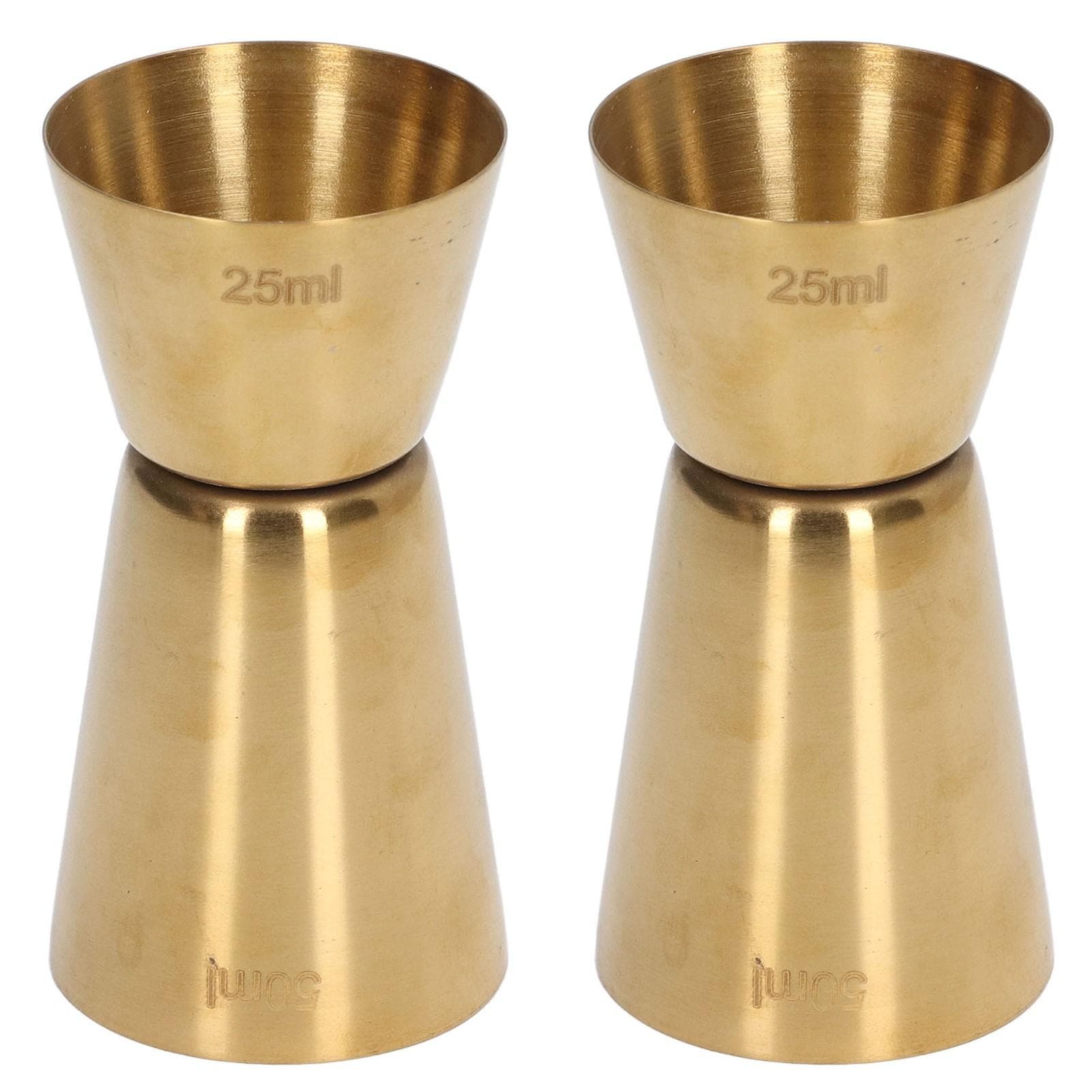 Double Head Cocktail Jigger Stainless Steel Gold Wine Jigger Bar Measuring Cup for Restaurant L(for 6.5-9kg)