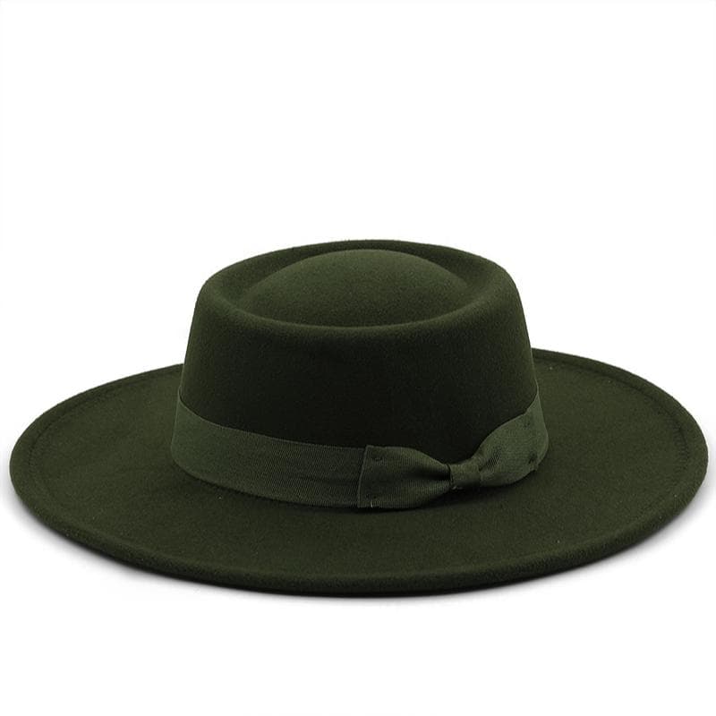 New 8.5CM Wide Brim Fedora Hat Jazz Hat Women Men Classic Felted Hat Panama Solid British Fascinator Women's Felt Hat 56-58CM adjustable