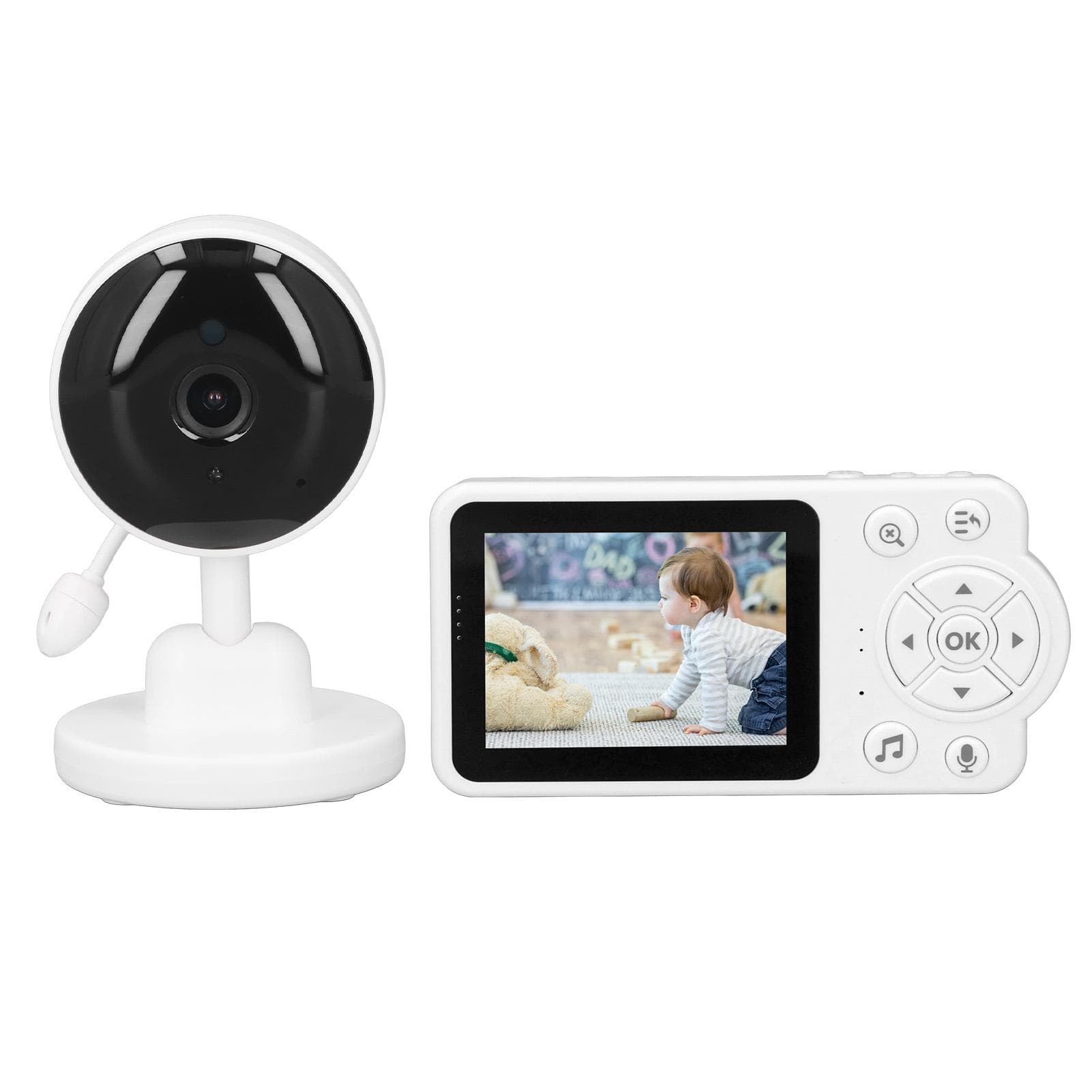 Wireless Baby Monitor 2.8 Inch Baby Security Camera with VOX Mode Night Vision 2 Way Talk