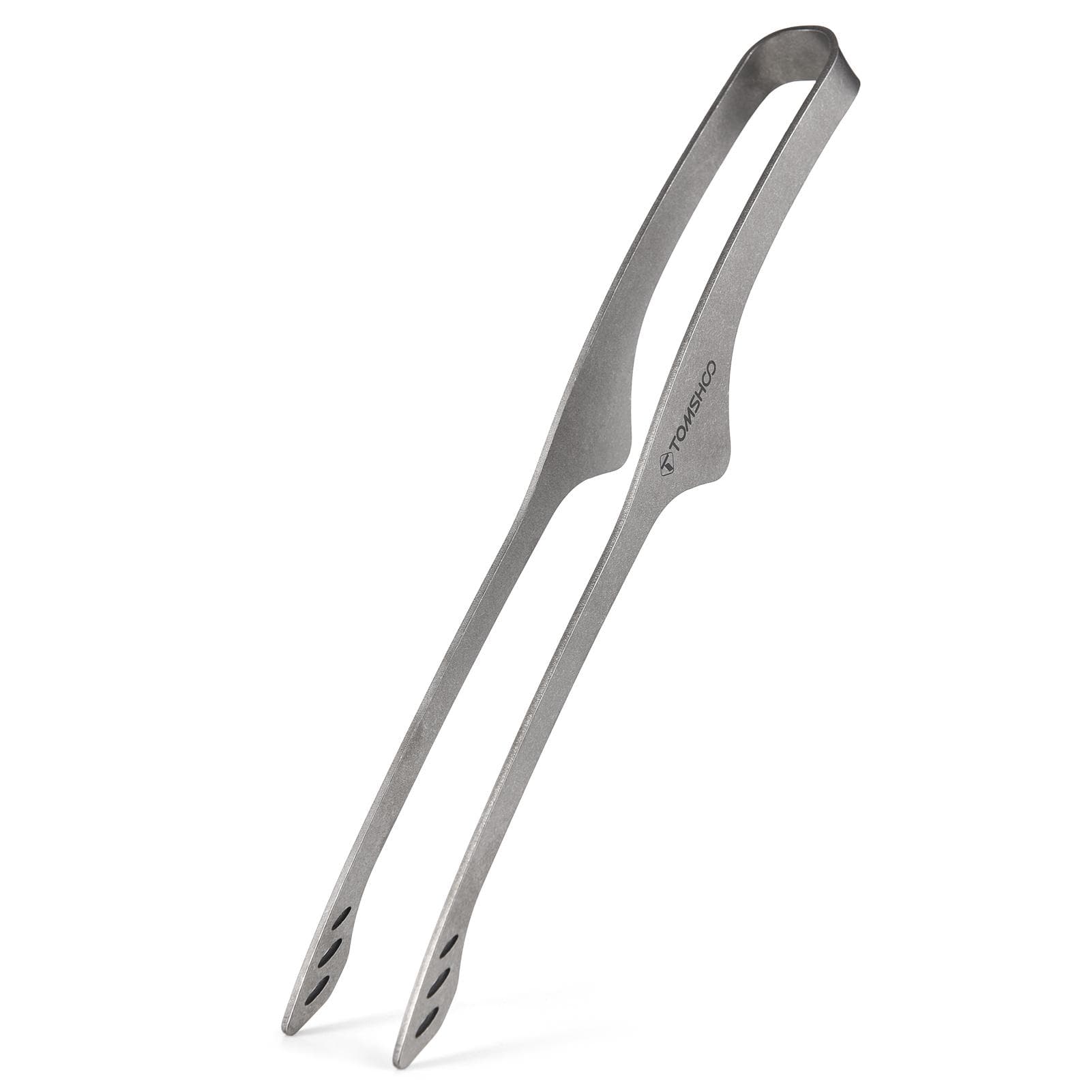TOMSHOO Titanium Tongs 9.2 Inch Lightweight BBQ Grill Tongs Clip Outdoor Camping Backpacking Hiking